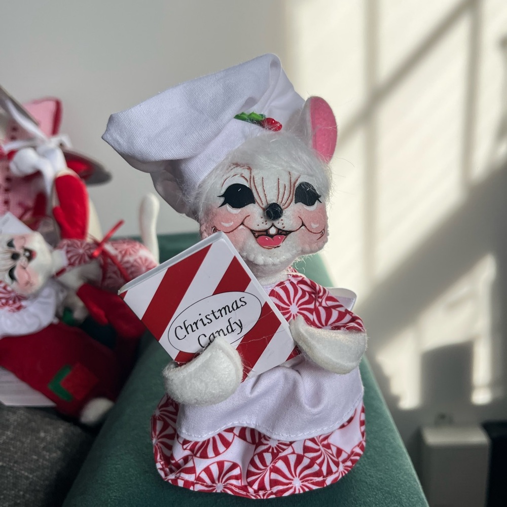 NWT Annalee candy mouse chef - 6”